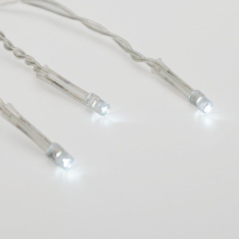 Гирлянда Твинкл Лайт 6 м, прозрачный ПВХ, 40 LED, цвет белый