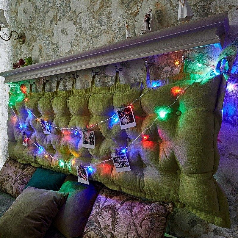 Гирлянда Твинкл Лайт 6 м, прозрачный ПВХ, 40 LED, цвет мультиколор