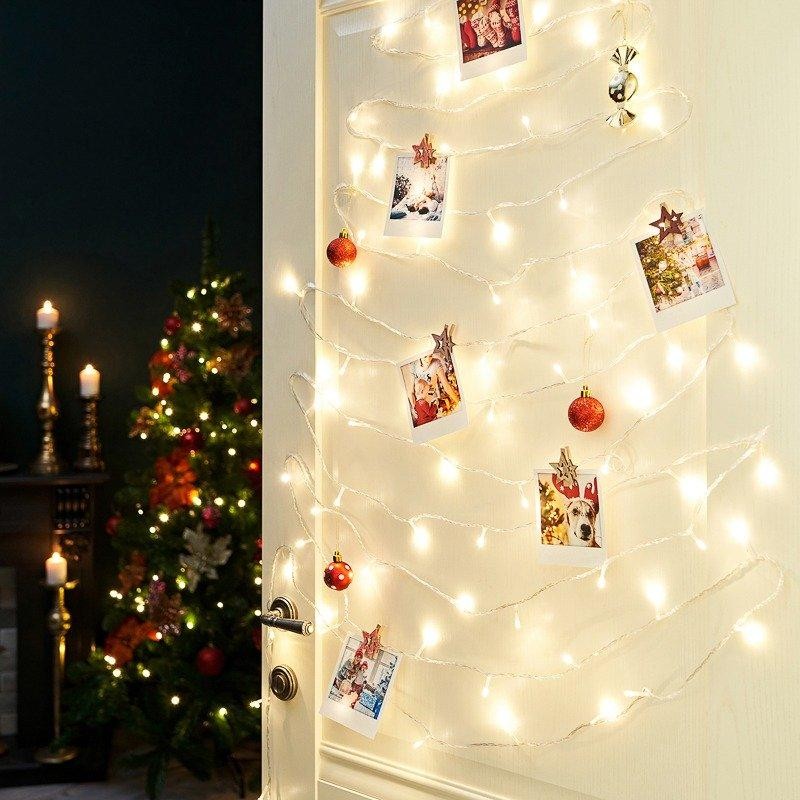 Гирлянда Твинкл Лайт 6 м, прозрачный ПВХ, 40 LED, цвет теплый белый
