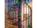 Гирлянда Твинкл Лайт 6 м, темно-зеленый ПВХ, 40 LED, цвет мультиколор