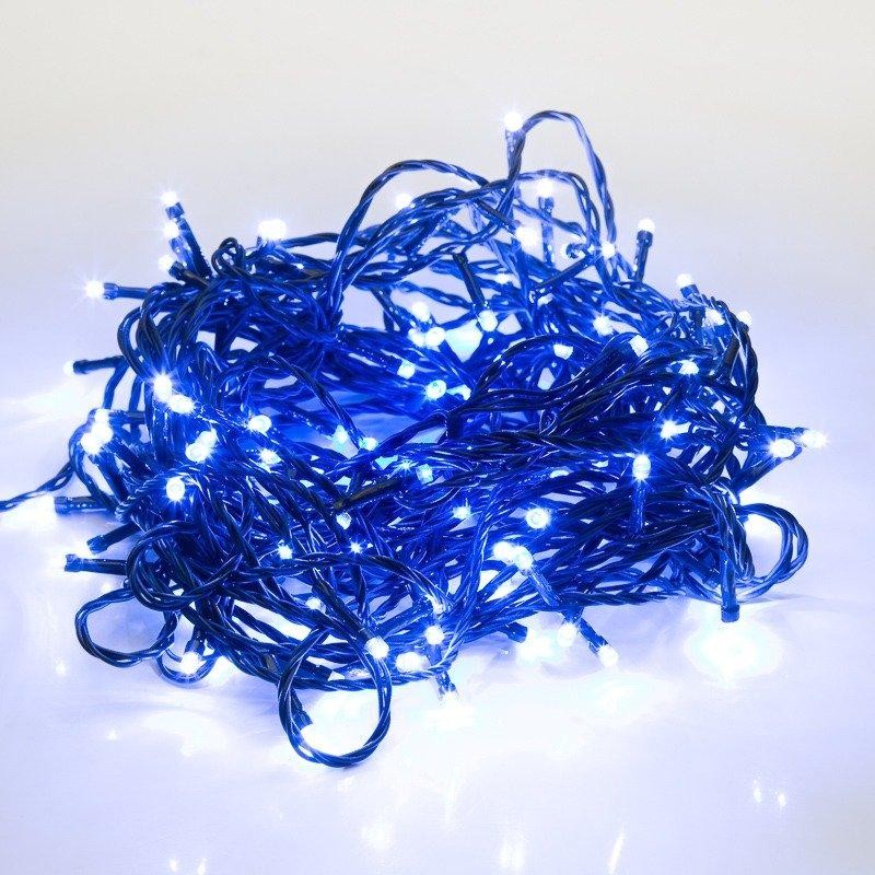 Гирлянда Твинкл Лайт 6 м, темно-зеленый ПВХ, 40 LED, цвет синий