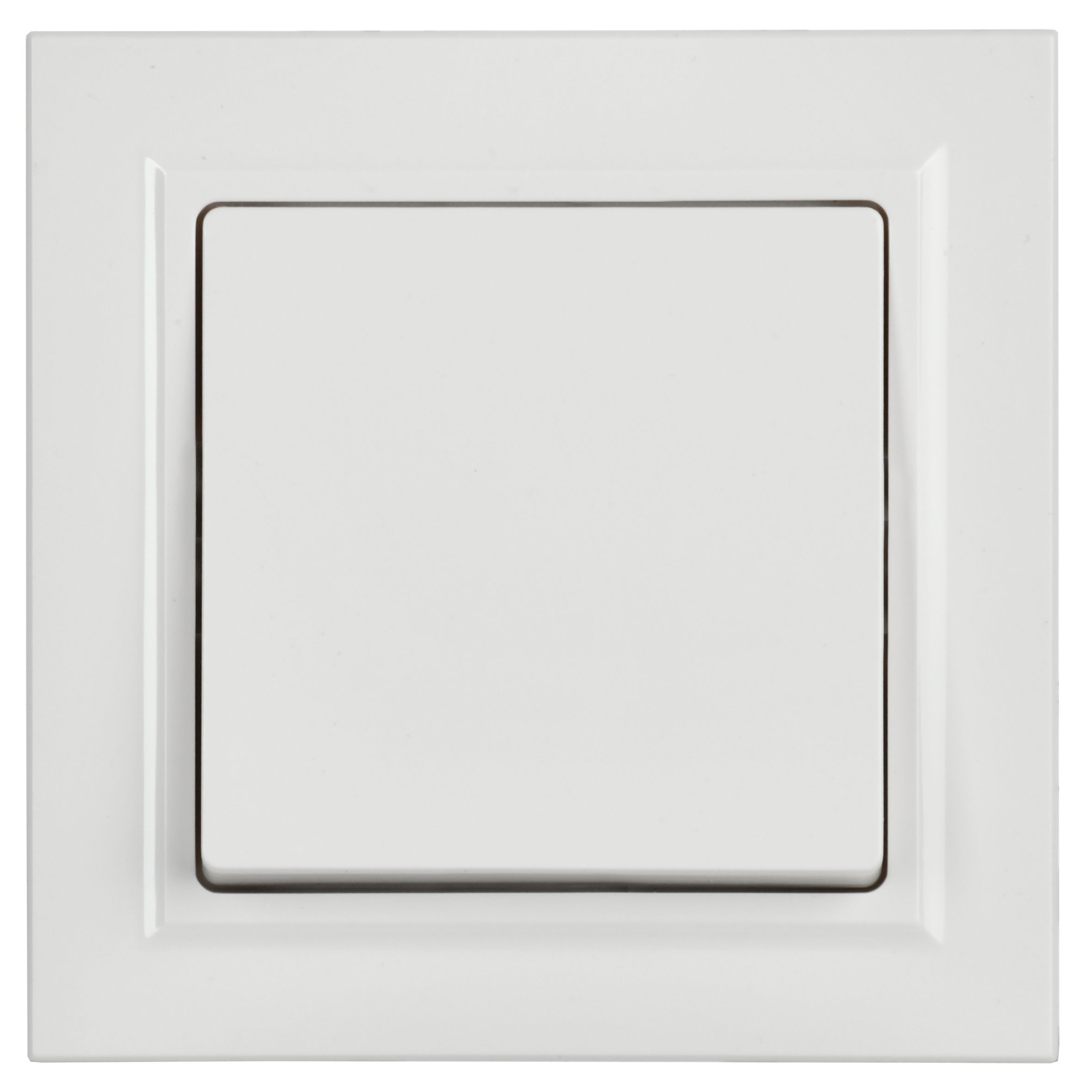 BRITE Выключатель 1-клавишный 10А в сборе ВСР10-1-0-БрБ белый ИЭК