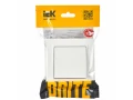 BRITE Выключатель 1-клавишный 10А в сборе ВСР10-1-0-БрБ белый ИЭК