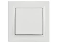 BRITE Выключатель 1-клавишный 10А в сборе ВСР10-1-0-БрБ белый ИЭК