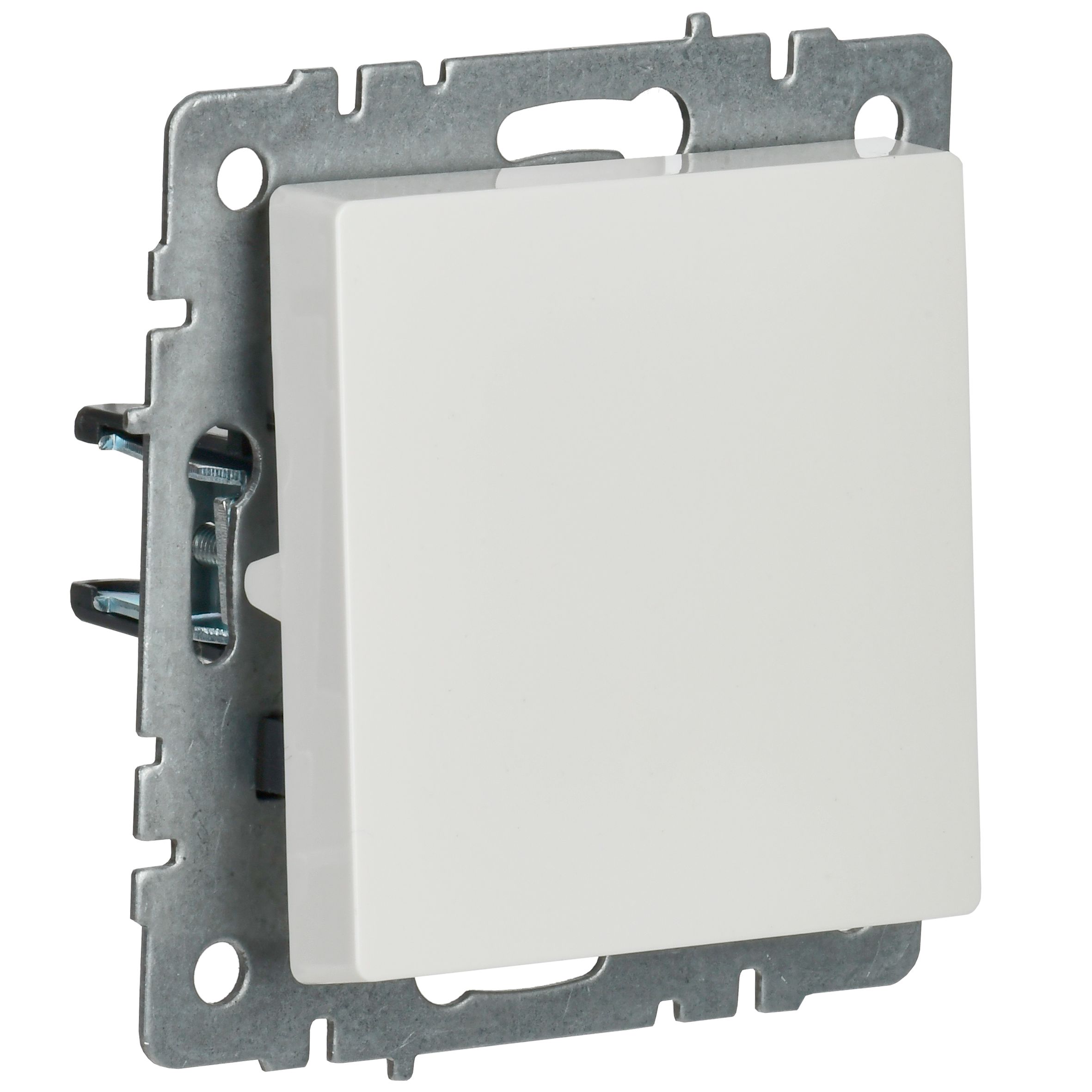 BRITE Выключатель 1-клавишный перекрестный 10А ВС10-1-3-БрБ белый ИЭК