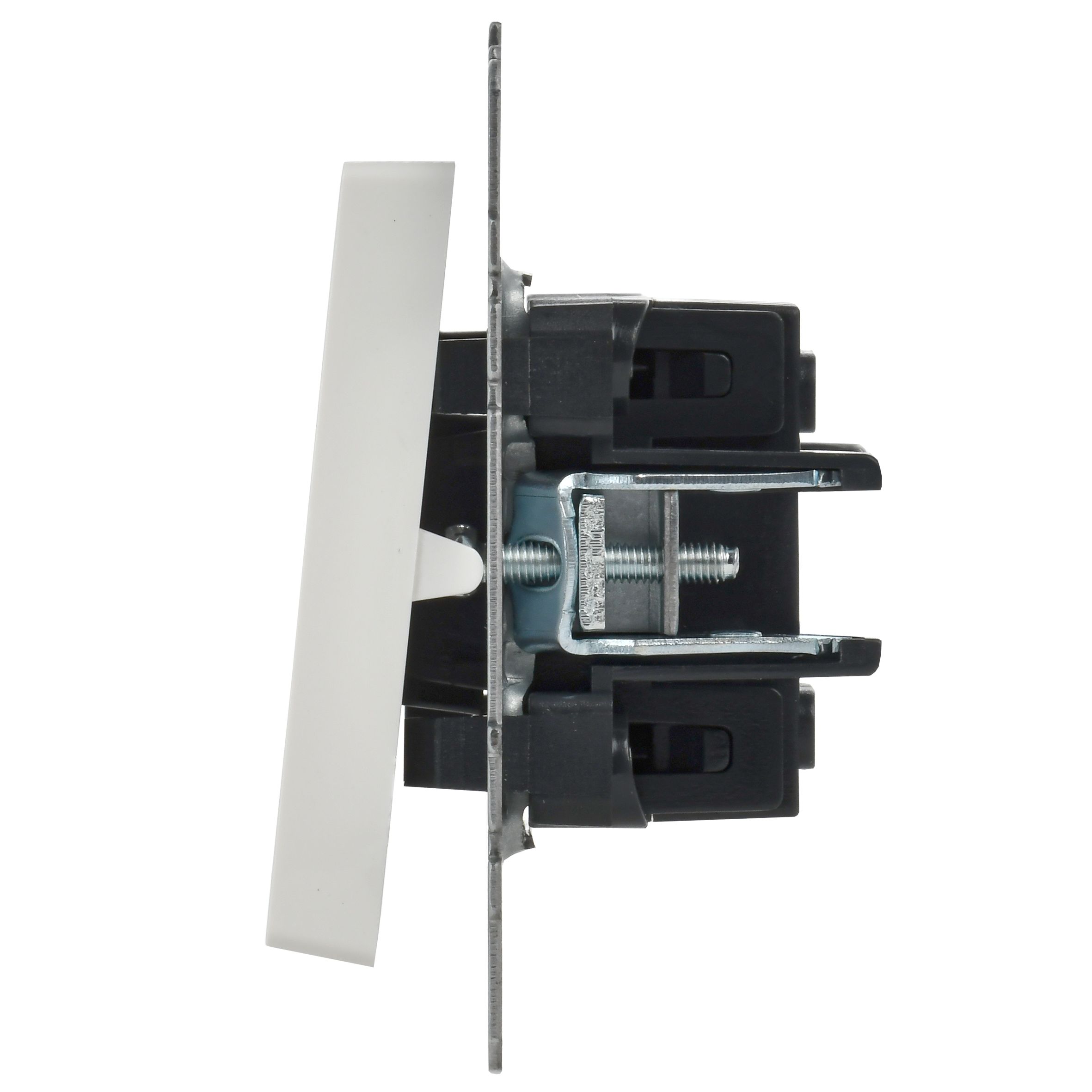 BRITE Выключатель 1-клавишный перекрестный 10А ВС10-1-3-БрБ белый ИЭК