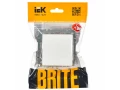 BRITE Выключатель 1-клавишный перекрестный 10А ВС10-1-3-БрБ белый ИЭК