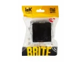 BRITE Выключатель жалюзи 10А ВС10-1-5-БрЧ черный ИЭК