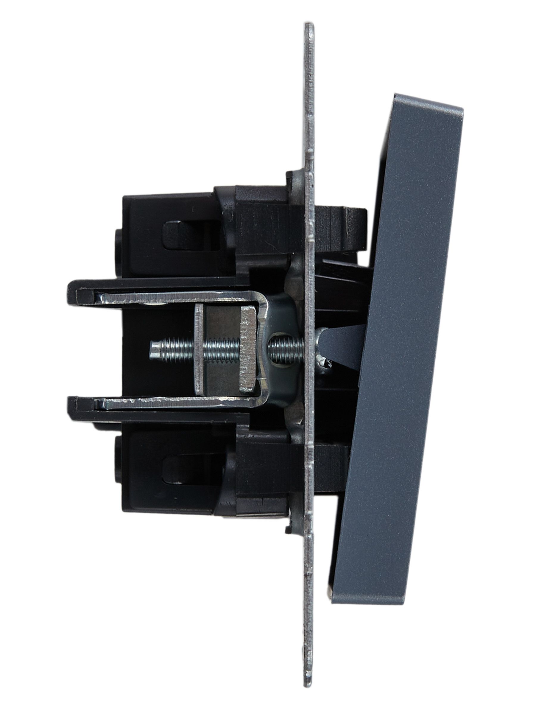 BRITE Выключатель 1-клавишный перекрестный 10А ВС10-1-3-БрМ маренго ИЭК