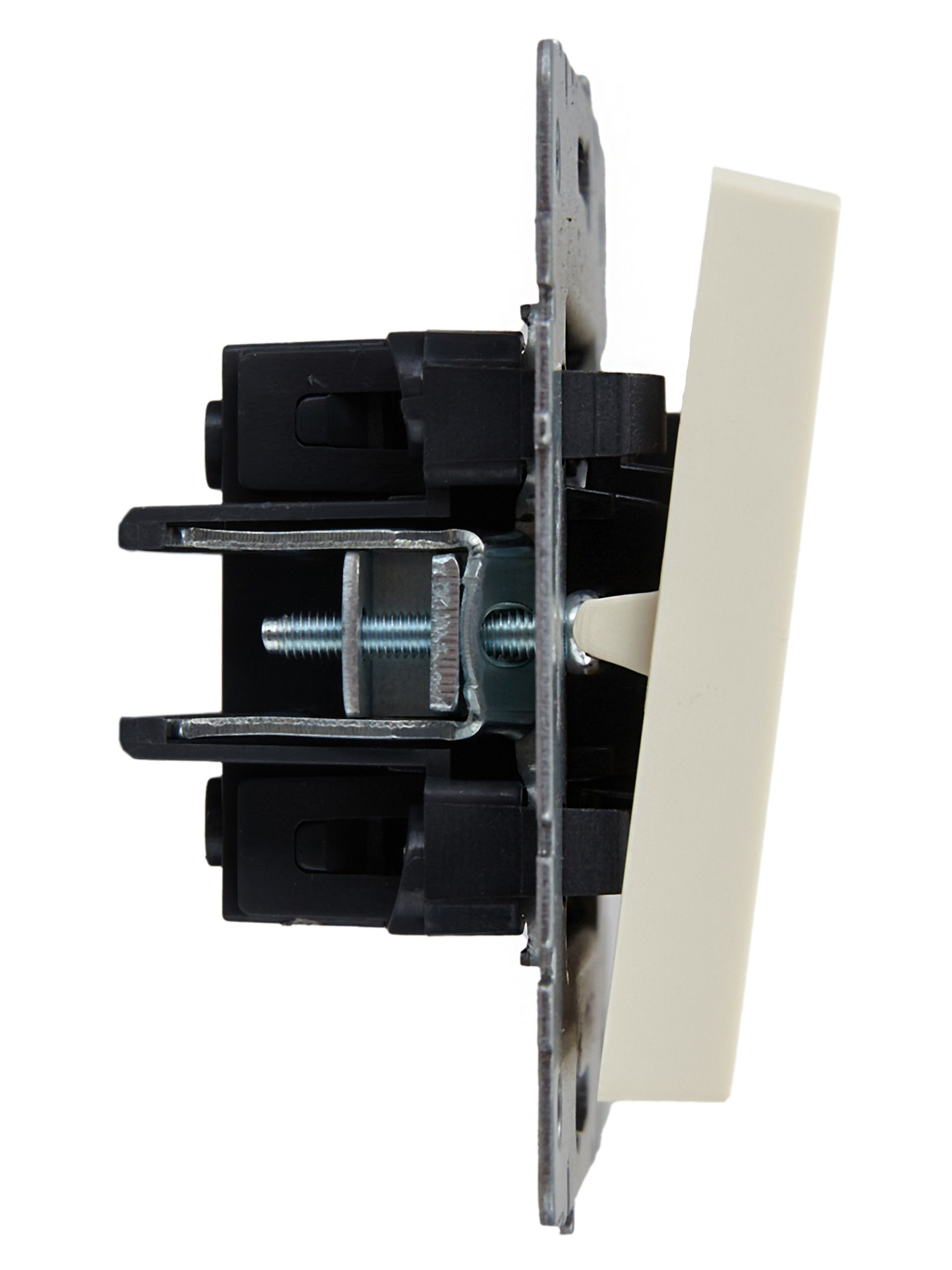 BRITE Выключатель жалюзи 10А ВС10-1-5-БрКр бежевый ИЭК