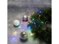 Гирлянда Роса с крупными каплями 2 м, 20 LED, цвет свечения мультиколор, 2хCR2032 в комплекте, тонкий батарейный блок NEON-NIGHT