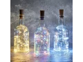 Гирлянда Роса с пробкой 2 м, 20 LED, белое свечение, 3хLR44 в комплекте NEON-NIGHT
