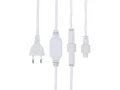 Гирлянда светодиодная Бахрома (Айсикл), 1,8х0,5м, 48 LED СИНИЙ, белый ПВХ, IP65, постоянное свечение, 230В NEON-NIGHT (шнур питания в комплекте)