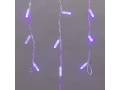 Гирлянда светодиодная Бахрома (Айсикл), 1,8х0,5м, 48 LED СИНИЙ, белый ПВХ, IP65, постоянное свечение, 230В NEON-NIGHT (шнур питания в комплекте)