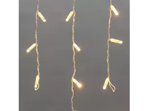 Гирлянда светодиодная Бахрома (Айсикл), 1,8х0,5м, 48 LED ТЕПЛЫЙ БЕЛЫЙ, 230В NEON-NIGHT