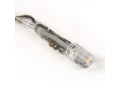 Гирлянда светодиодная Бахрома 3х0,8 м, 200 LED, цвет теплый белый, прозрачный ПВХ
