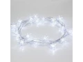 Гирлянда светодиодная Снежинки 20 LED БЕЛЫЕ 2,8 метра