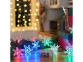 Гирлянда светодиодная Снежинки 30 LED МУЛЬТИКОЛОР 4,4 метра с контроллером