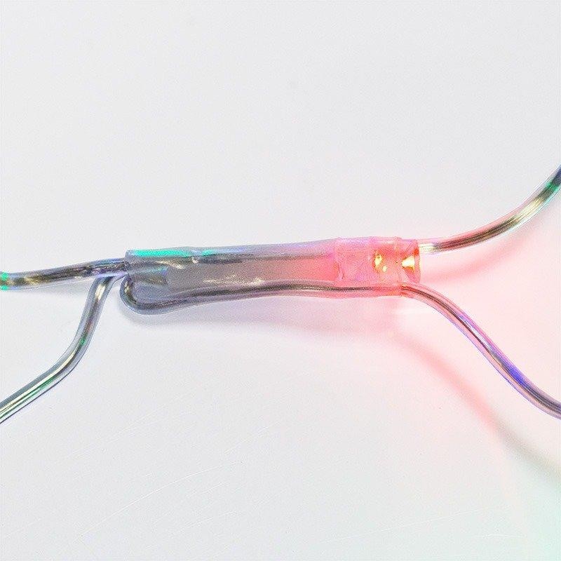 Гирлянда Сеть 1,5х1,5м, прозрачный ПВХ, 150 LED Мультиколор