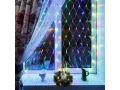 Гирлянда Сеть 1,5х1,5м, прозрачный ПВХ, 150 LED Мультиколор