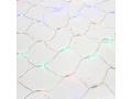 Гирлянда Сеть 1,5х1,5м, прозрачный ПВХ, 150 LED Мультиколор