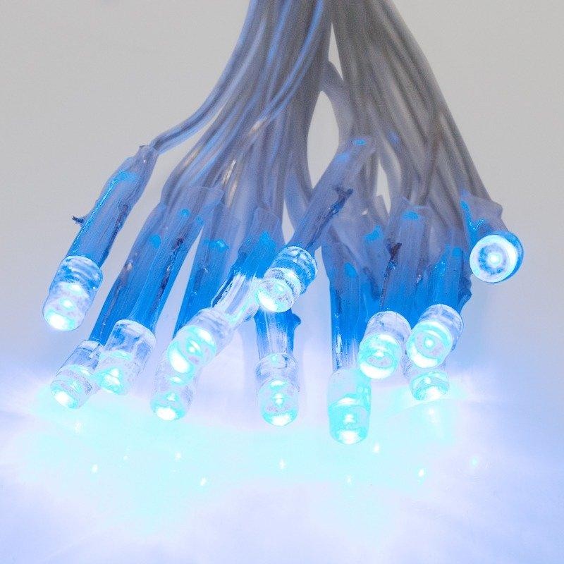 Гирлянда Сеть 1,5х1,5м, прозрачный ПВХ, 150 LED Синие