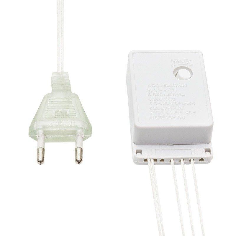 Гирлянда Сеть 1,5х1,5м, прозрачный ПВХ, 150 LED теплые белые