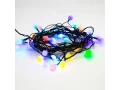 Гирлянда Шарики Ø15мм, 5м, темно-зеленый ПВХ, 30 диодов, цвет RGB