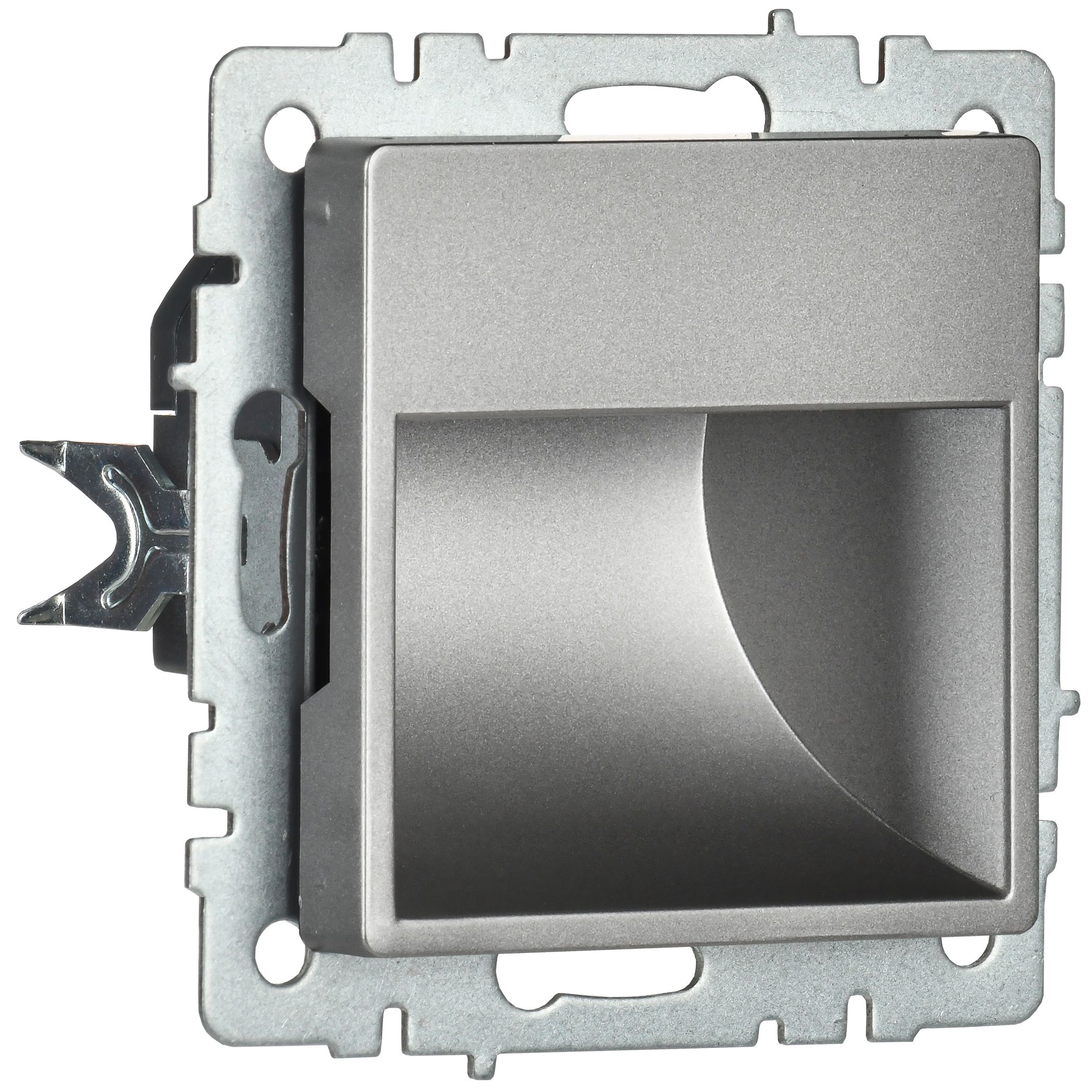 BRITE Подсветка светодиодная встраиваемая ПЛ20-БрС сталь ИЭК