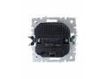 BRITE Розетка 1-местная с заземлением с защитными шторками 16А с USB A+C 18Вт РЮш11-1-БрТБ темная бронза ИЭК