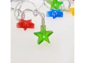 Гирлянда светодиодная Звездочки 1,5 м, 10 LED, прозрачный ПВХ, цвет свечения мультиколор, 2 х АА (батарейки не в комплекте) NEON-NIGHT