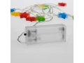 Гирлянда светодиодная Звездочки 1,5 м, 10 LED, прозрачный ПВХ, цвет свечения мультиколор, 2 х АА (батарейки не в комплекте) NEON-NIGHT