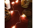 Гирлянда светодиодная Звездочки 1,5 м, 10 LED, прозрачный ПВХ, цвет свечения теплый белый, 2 х АА (батарейки не в комплекте) NEON-NIGHT