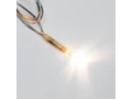 Гирлянда светодиодная универсальная 100 LED ТЕПЛЫЙ БЕЛЫЙ 10 метров, прозрачный ПВХ, с контроллером