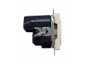 BRITE Розетка 1-местная с заземлением с защитными шторками 16А с USB A+C 18Вт РЮш11-1-БрКр бежевый ИЭК