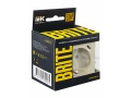 BRITE Розетка 1-местная с заземлением с защитными шторками 16А с USB A+C 18Вт РЮш11-1-БрКр бежевый ИЭК