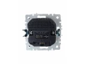 BRITE Розетка 1-местная с заземлением с защитными шторками 16А с USB A+C 18Вт РЮш11-1-БрМ маренго ИЭК