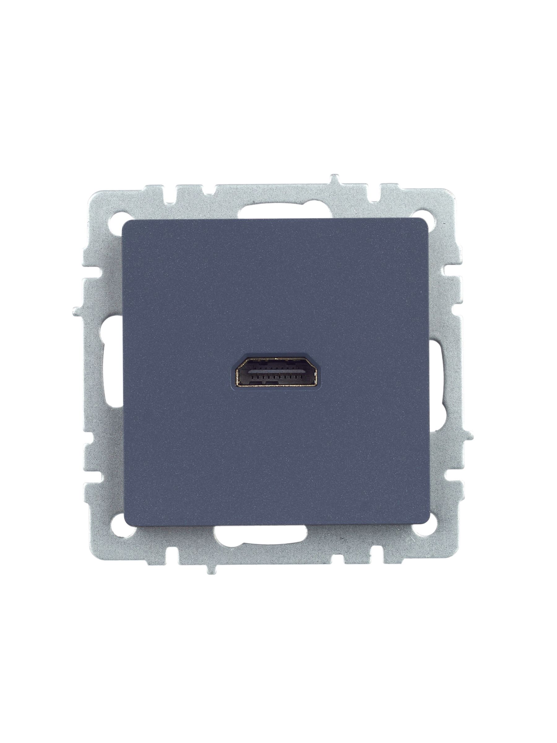 BRITE Розетка HDMI РHDMI-0-БрМ маренго ИЭК