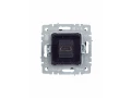 BRITE Розетка HDMI РHDMI-0-БрМ маренго ИЭК