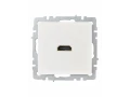 BRITE Розетка HDMI РHDMI-0-БрБ белый ИЭК