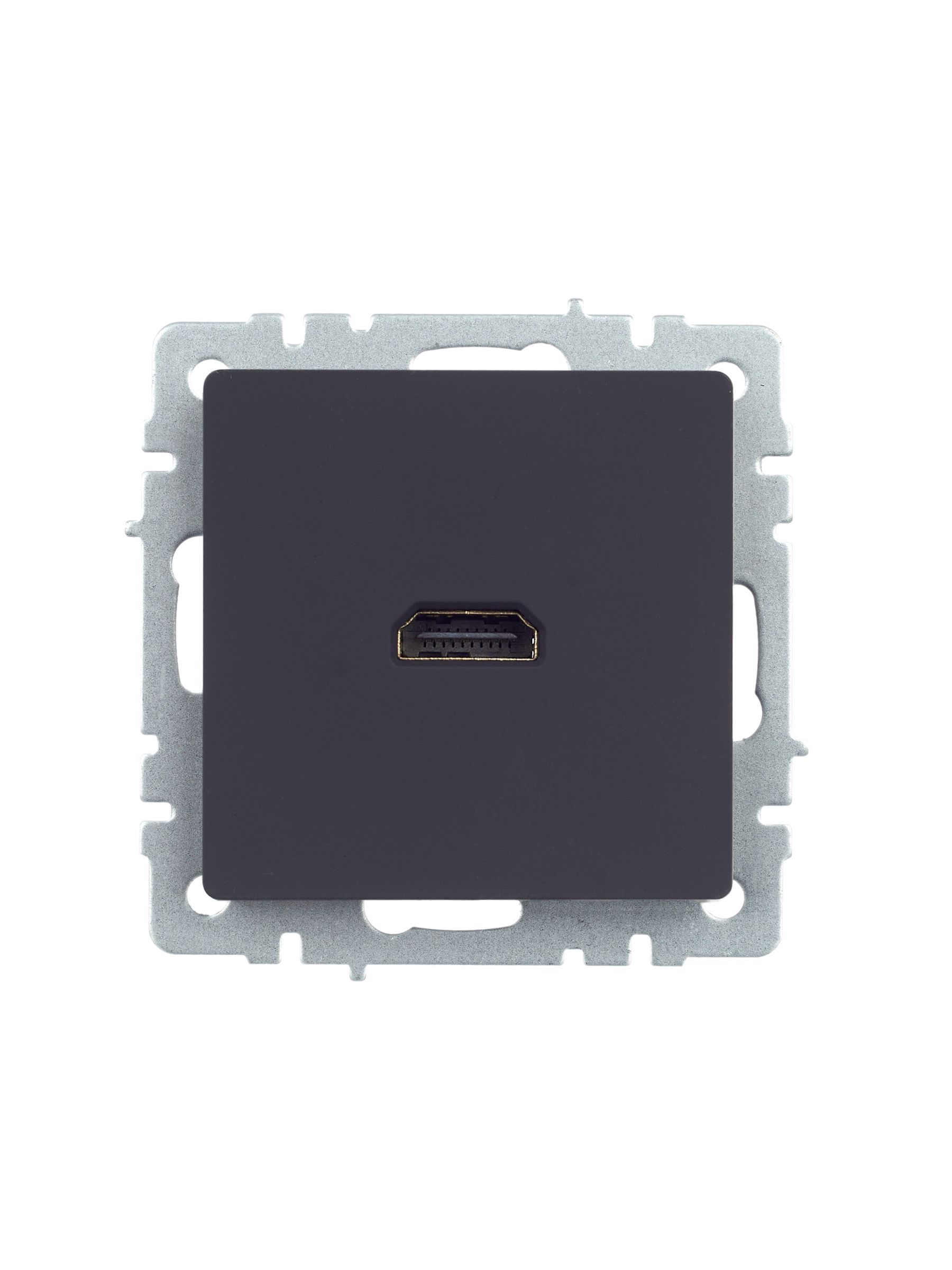 BRITE Розетка HDMI РHDMI-0-БрГ графит ИЭК