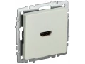 BRITE Розетка HDMI РHDMI-0-БрКр бежевый ИЭК