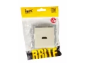 BRITE Розетка HDMI РHDMI-0-БрКр бежевый ИЭК