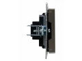 BRITE Розетка HDMI РHDMI-0-БрС сталь ИЭК