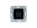 BRITE Розетка HDMI РHDMI-0-БрС сталь ИЭК