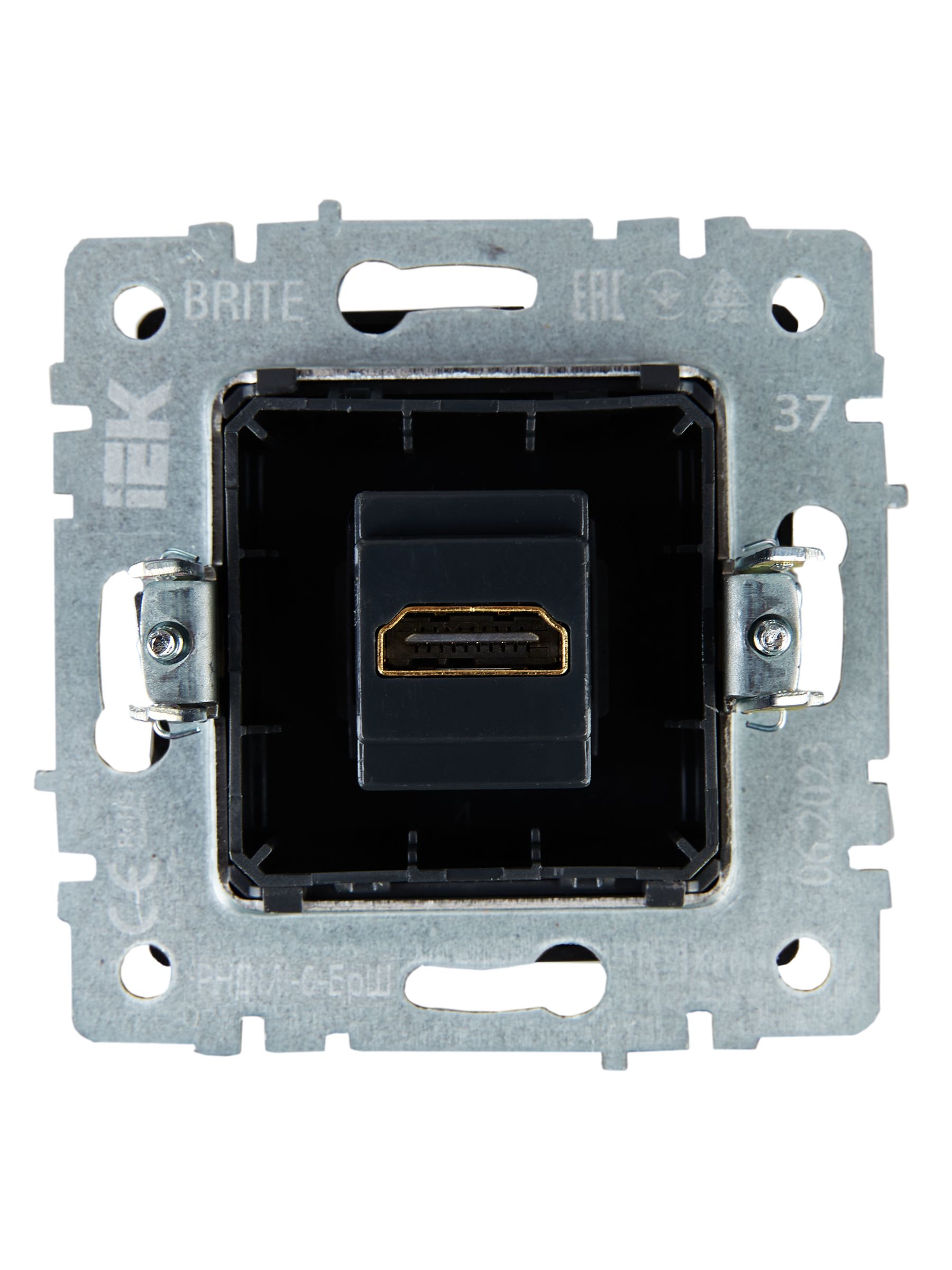 BRITE Розетка HDMI РHDMI-0-БрШ шампань ИЭК