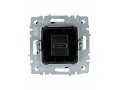 BRITE Розетка HDMI РHDMI-0-БрШ шампань ИЭК