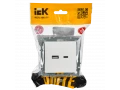 BRITE Розетка USB A+C 18Вт РЮ11-1-БрБ белый ИЭК
