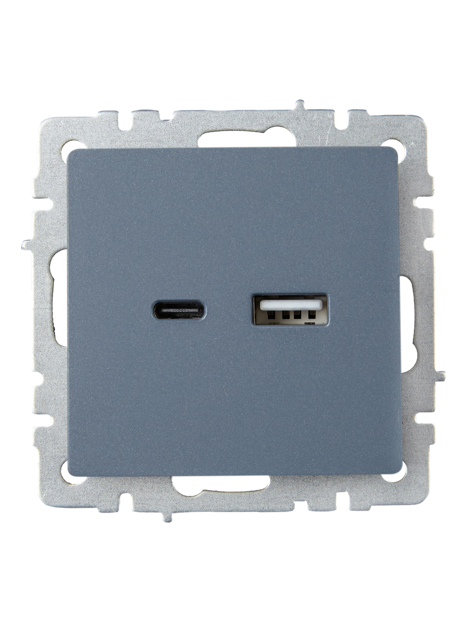 BRITE Розетка USB A+C 18Вт РЮ11-1-БрМ маренго ИЭК