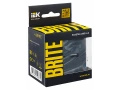 BRITE Розетка USB A+C 18Вт РЮ11-1-БрМ маренго ИЭК